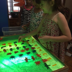 Eleonore matching bugs to numbers.