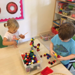 Ella and August working independently!