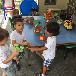 Great discussions happen while playing with friends!