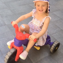 Matilda loved bike play today!