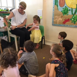 We enjoyed listening to Claudia’s mum read to us!