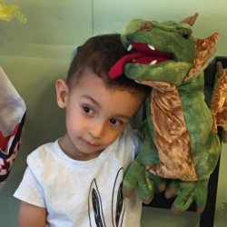 We loved Lorenzo's friendly dragon for Show and Tell!
