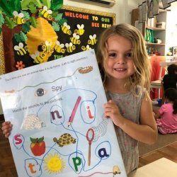 Well done Katie for working on your letter sounds and matching sounds to pictures.