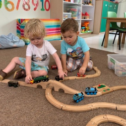Fun with the trains!