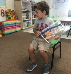 George sharing his show and tell!