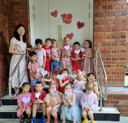 Happy Valentine’s Day from the busy bees.