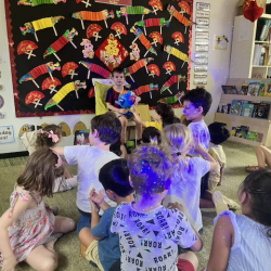 Oscar’s amazing show and tell in galaxy mode.