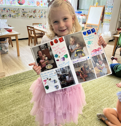 Regan enjoyed her time with busy bee .