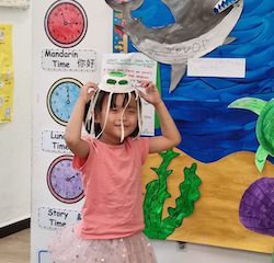 Lucy and her jellyfish