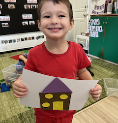 Aidan’s Shapes house!
