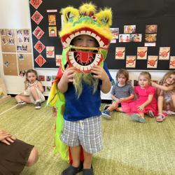 Charlie the little lion dancer!