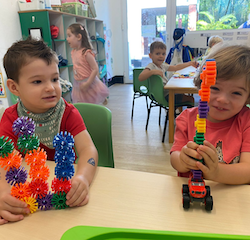 Watch out! Hugo built a fiery car & Aidan made a monster eyes catcher