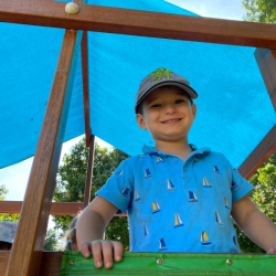 Aidan having fun outdoor