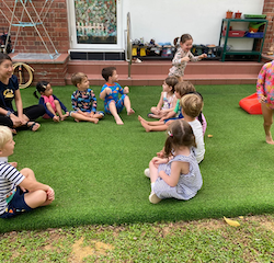 Enjoying a game of seed and sprout!