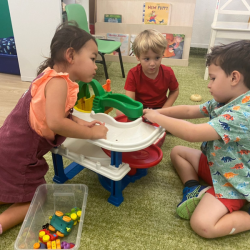 Myla, Alex & Aidan engaging in good team work.