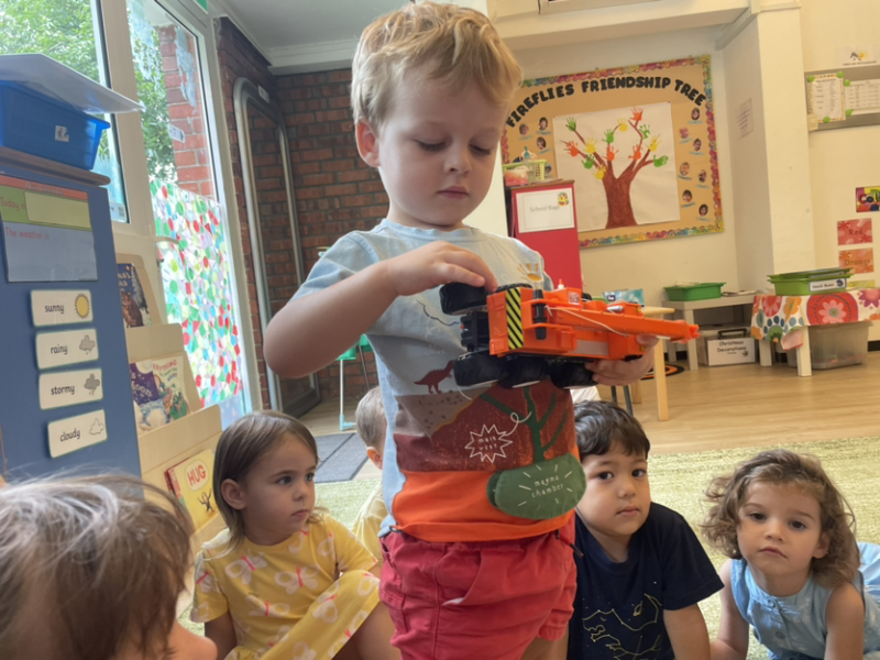 Dylan’s show and tell.