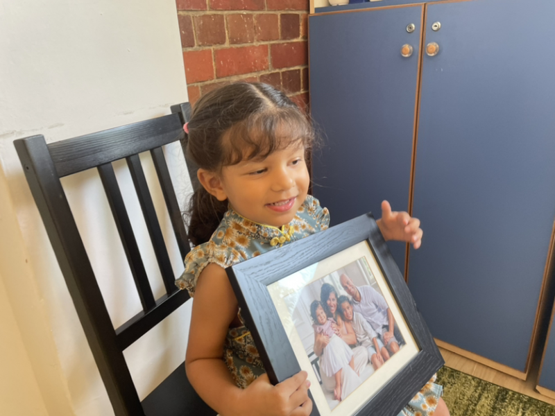 Alara’s show and tell