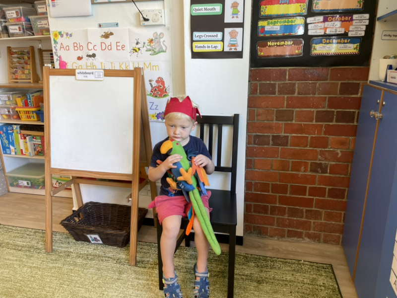Charlie’s show and tell