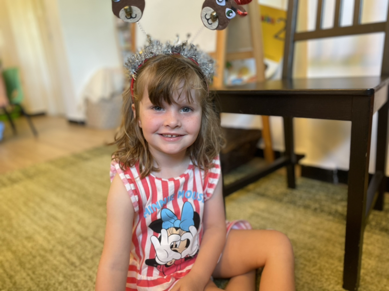 Clemmie the reindeer.