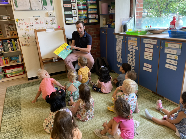 Dylan’s dad was our Mystery reader today. Thank you!!