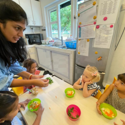 Cookery with Ms. Roobni, Savhara’s mum.