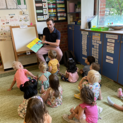 Dylan’s dad was our Mystery reader today. Thank you!!