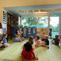 Morning circle time.