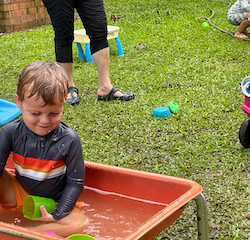 Dylan enjoyed Splash time!