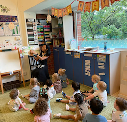 Story time in Mandarin class.