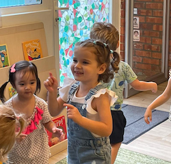 Music and movement fun on a rainy day!