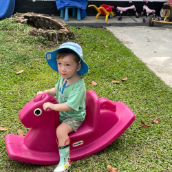 Skyler is enjoying outdoors!