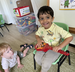 Kathavya's show & tell.
