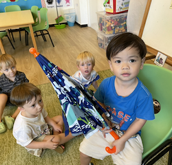 Avery’s show and tell.