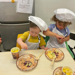 George and Norielle enjoyed cookery- Thank you Skyler’s mum(Julie).