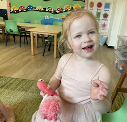 Isabelle’s show and tell.