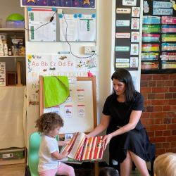 Norielle’s show and tell.