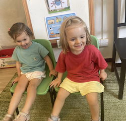 Victoire and Poppy- we will miss you!