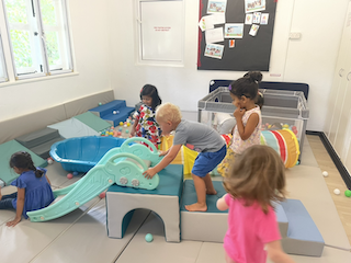 Fun at soft play room!