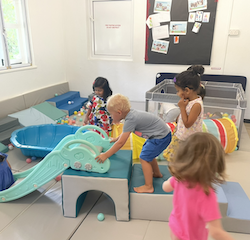 Fun at soft play room!