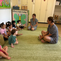 Ms Charlotte was our Mystery Reader!