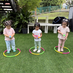 Ready, steady, go! We enjoyed our first attempt at Egg and Spoon race!