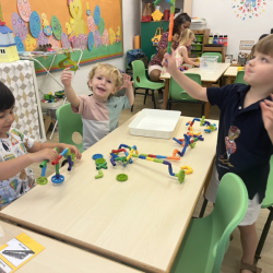 Milan-Leo-and-Kingston-getting-creative-with-connectors.-