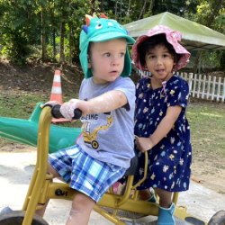 Luca is giving Ilyana a ride!