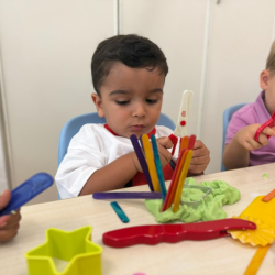 Kavi making a birthday cake!