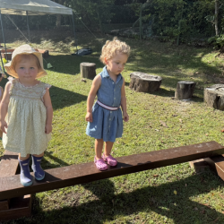 Good balancing girls!