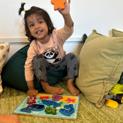 Niva Aria found the starfish! 