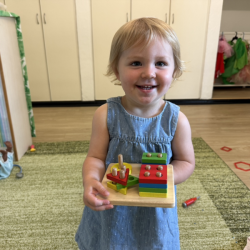 Ollie said this was a birthday cake and sang happy birthday to everyone!