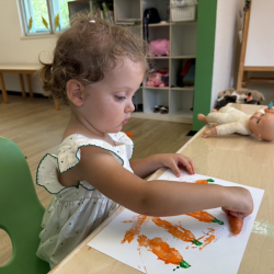 Sienna carrot printing