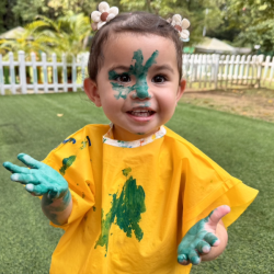 Skyla turns green