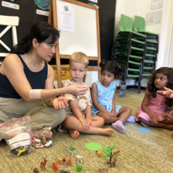 Look at those curious faces!